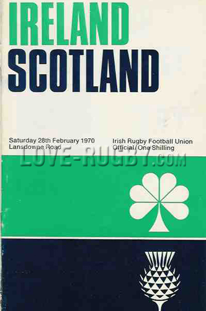 Ireland Scotland 1970 memorabilia