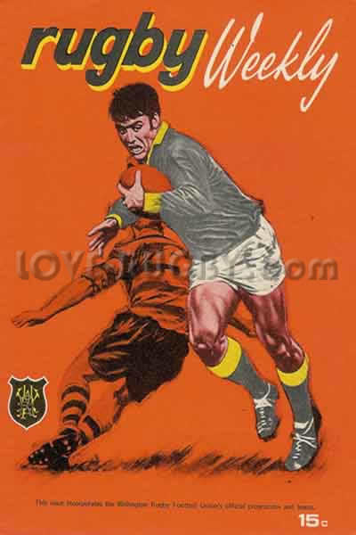 1972 Wellington v Canterbury  Rugby Programme