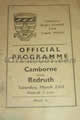 Camborne Redruth 1957 memorabilia