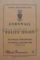 Cornwall Police 1953 memorabilia