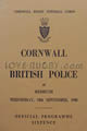 Cornwall Police 1968 memorabilia