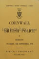 Cornwall Police 1970 memorabilia