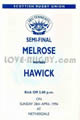 Melrose Hawick 1996 memorabilia