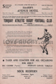 Torquay Pontypool 1956 memorabilia