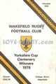 Wakefield Morley 1978 memorabilia